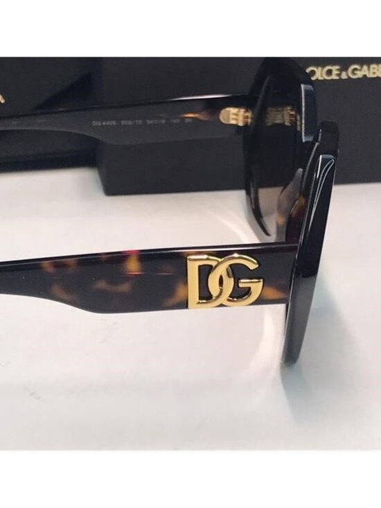 New Auth Dolce & Gabbana  DG 4406 Havana Geometric Sunglasses main image 6